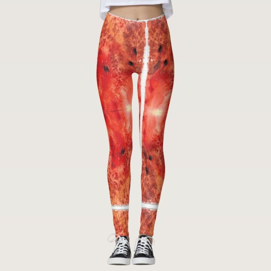Gloeiende As Ontvouwt Leggings (Voorkant)
