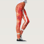 Gloeiende As Ontvouwt Leggings (Rechts)