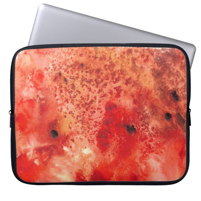Gloeiende As Ontwikkelt Zich Laptop Sleeve (Voorkant)