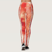 Gloeiende As Ontwikkelt Zich Leggings (Achterkant)
