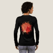 Gloeiende As Ontwikkelt Zich Tri-Blend Shirt (Achterkant)