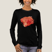 Gloeiende As Ontwikkelt Zich Tri-Blend Shirt (Voorkant)