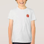 Gloeiende As Ontwikkelt Zich Tri-Blend Shirt (Voorkant)