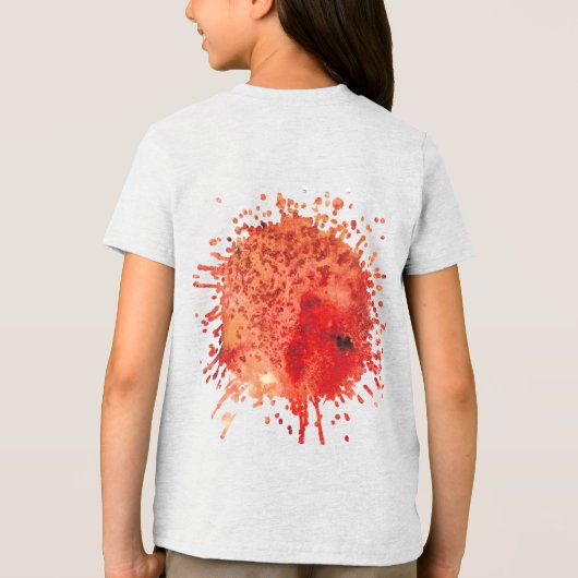 Gloeiende As Ontwikkelt Zich Tri-Blend Shirt (Achterkant)