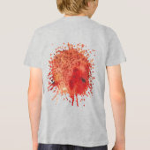 Gloeiende As Ontwikkelt Zich Tri-Blend Shirt (Achterkant)