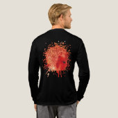 Gloeiende As Ontwikkelt Zich Tri-Blend Shirt (Achterkant)