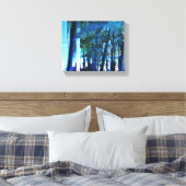 Gloeiende Bamboe in Tokio, Japan Canvas Afdruk (Insitu (Slaapkamer))