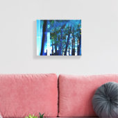 Gloeiende Bamboe in Tokio, Japan Canvas Afdruk (Insitu (Woonkamer))