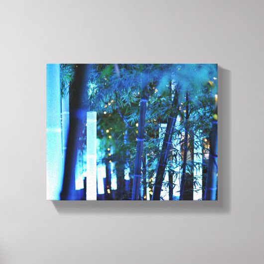 Gloeiende Bamboe in Tokio, Japan Canvas Afdruk (Voorkant)