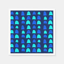 Gloeiende Blauwe Halloween Geesten