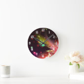 Gloeiende bloemen en bloemigen: wandklok (Huis)