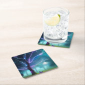 Gloeiende Boom Kartonnen Onderzetters (Insitu)