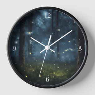 Gloeiende bosvuurvliegjes