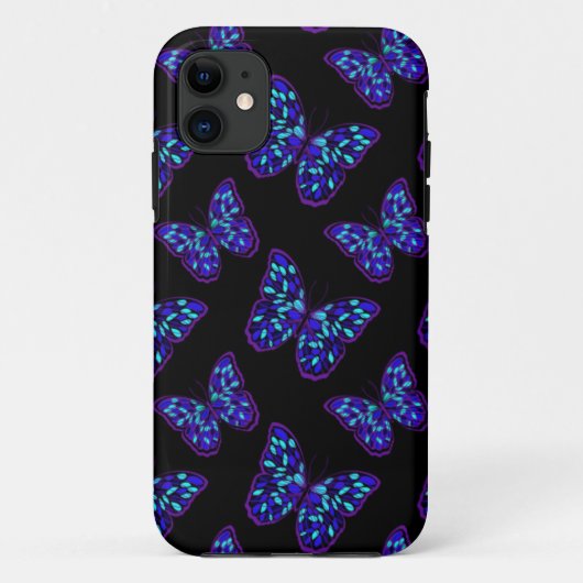 Gloeiende Butterflies Case-Mate iPhone Case (Achterkant)