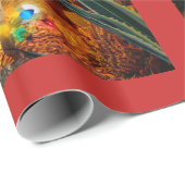 gloeiende cactus cadeaupapier (Rol Hoek)