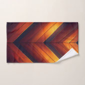 Gloeiende Chevron Bad Handdoek (Handdoek)