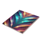 Gloeiende Chevron nummer vier Tegeltje (Zijkant)