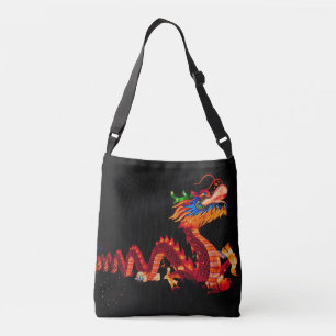 Gloeiende Chinese Parade Dragon Crossbody Tas