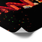 Gloeiende Chinese Parade Dragon Poster (Hoek)