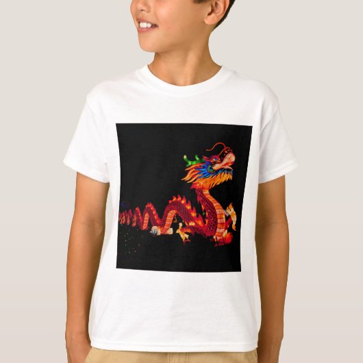 Gloeiende Chinese Parade Dragon T-shirt (Voorkant)