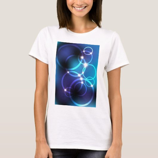 Gloeiende cirkels t-shirt (Voorkant)