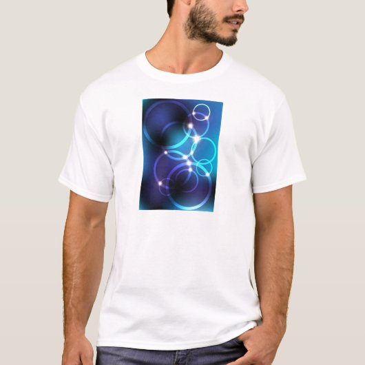 Gloeiende cirkels t-shirt (Voorkant)