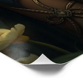 Gloeiende Dragon Fairy Art Perfect Poster (Hoek)