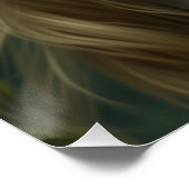 Gloeiende Dragon Fairy Art Perfect Poster (Hoek)