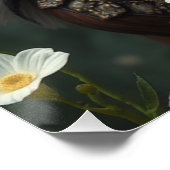 Gloeiende Dragon Fairy Art Perfect Poster (Hoek)