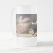 Gloeiende Eekhoorn Frosted Mok (Voorkant links)