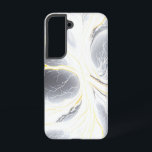 Gloeiende Energy Tree Abstracte telefoonhoes Samsung Galaxy Hoesje<br><div class="desc">Wikkel je telefoon in een schild van kosmische energie en diepe schoonheid met deze prachtige Tough Phone Case. Met een abstracte gloeiende energieboom tegen een dramatische donkere achtergrond, is dit ontwerp een waar statement-stuk. Ingewikkelde takken stralen briljant wit en gouden licht uit en roepen de rauwe kracht van bliksem op,...</div>