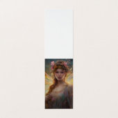 Gloeiende Fairy Wings Achtergrond Visitekaartje (Buitenkant ongevouwen)