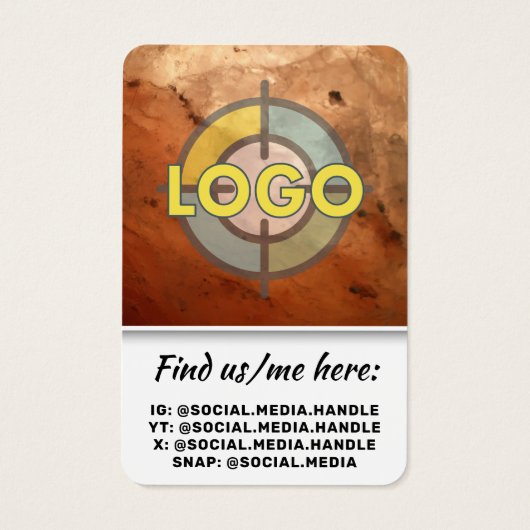 Gloeiende Faux Stone Sjabloon voor Spa & Aesthetic Visitekaartje (Achterkant)