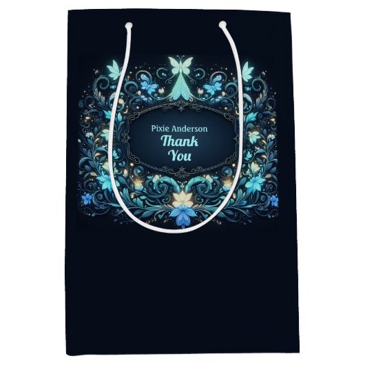 Gloeiende Feeën Feest Thema - Sprookje Na Donker Medium Cadeauzakje (Voorkant)