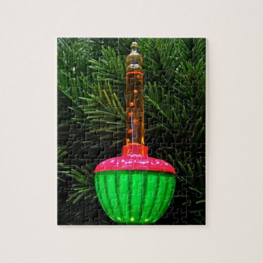 gloeiende feestdag legpuzzel (Verticaal)