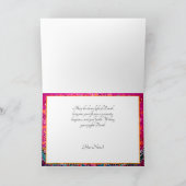 Gloeiende festiviteiten: een diwali viering feestdagen kaart (Binnen)