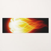 Gloeiende Flames Yoga Mat (Achterkant (horizontaal))