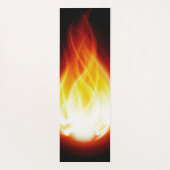 Gloeiende Flames Yoga Mat (Achterkant)