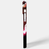 Gloeiende gloeilamp met nachtvlinders Case-Mate iPhone case (Achterkant / Links)