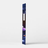 Gloeiende gloeilamp met nachtvlinders Case-Mate iPhone case (Achterkant / Rechts)