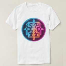 Gloeiende glyphs - Oude symbolen T-shirt