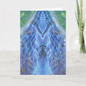 Gloeiende Godin Aura Licht Esoterische Meditatie Kaart (Voorkant)