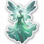 Gloeiende Grace Fairy Sticker (Voorkant)