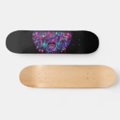 Gloeiende graffiti monsters design persoonlijk skateboard (Horizontaal)