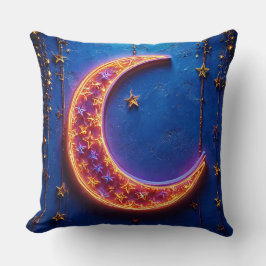 Gloeiende halve maan kussen