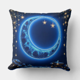 Gloeiende halve maan kussen