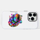 Gloeiende Hamster iPhone Hoesje (Achterkant horizontaal)