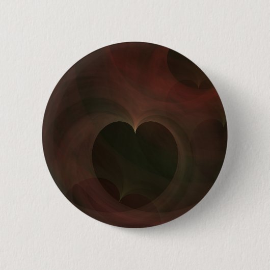 Gloeiende Harten Ronde Button 5,7 Cm (Voorkant)