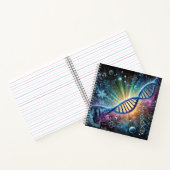 Gloeiende Helix, Chromosomen & Moleculaire Biologi Notitieboek (Binnen)