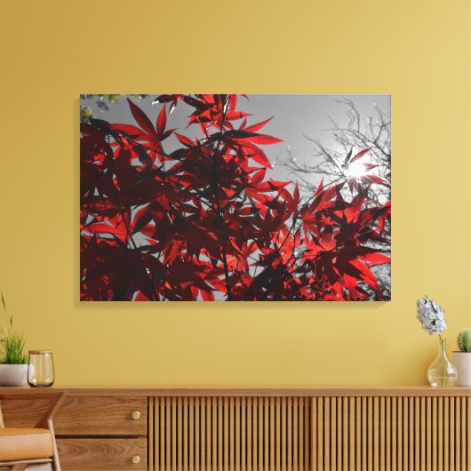 Gloeiende Herbst Canvas Afdruk (Insitu (Woonkamer))